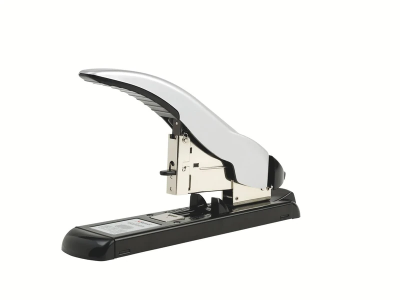 Rexel Goliath Heavy Duty Stapler, 100 Sheet Capacity, Uses No.66 staples 66/8-11-14 mm, Metal Body, Silver/Black, 2041
