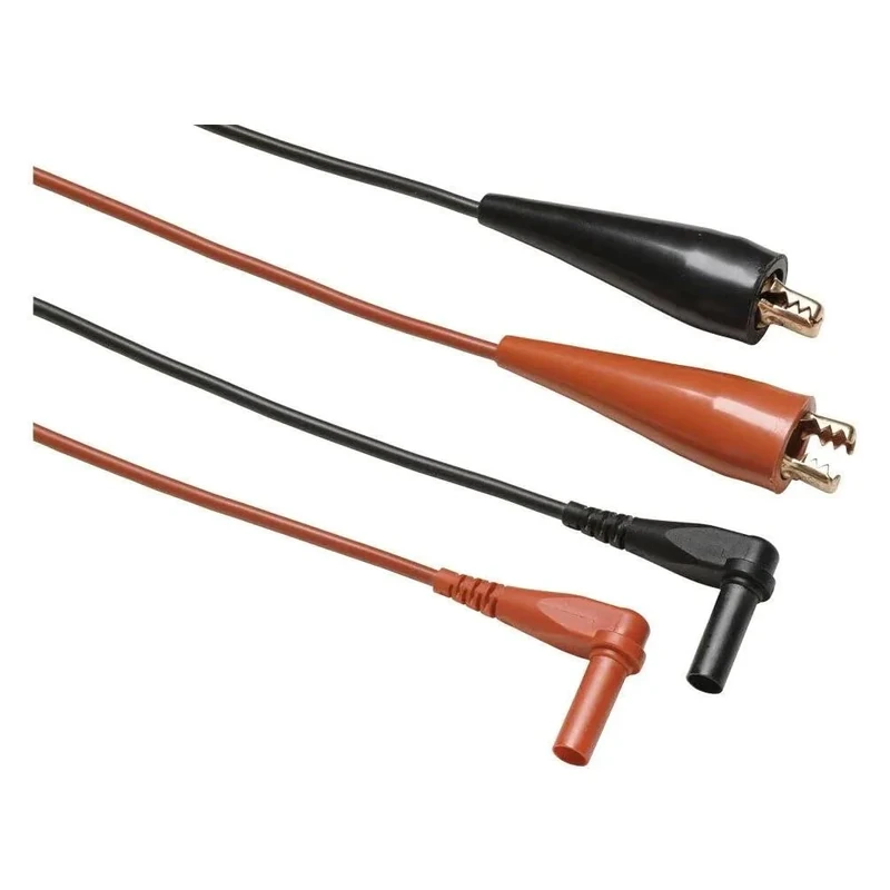 Fluke TL28A Test Lead Set, 2 Way Clip, One Red/One Black