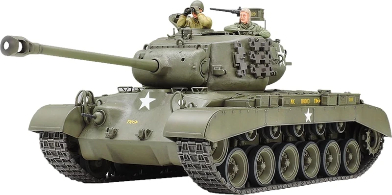 TAMIYA 300035254-1:35 WWII US military combat tank M26 Pershing T26E3 (2)