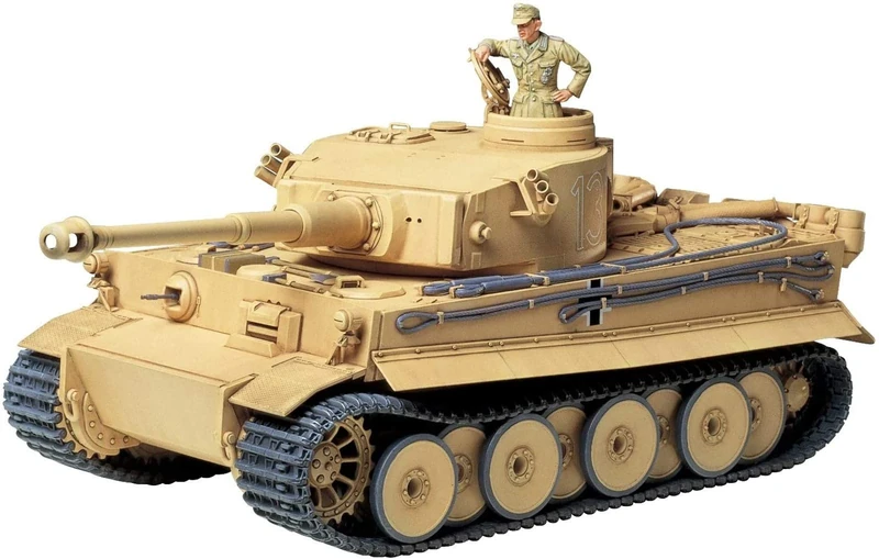 TAMIYA 300035227-1:35 WWII Tiger I Initial/Early Production, Miniature Vehicles