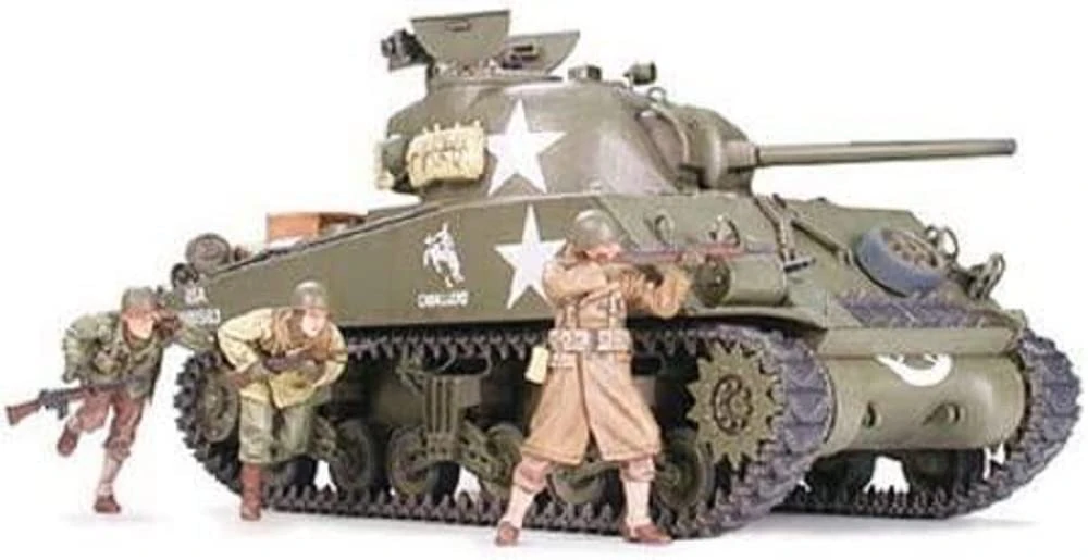 Tamiya 300035250 – 1: 35 WWII US Sherman M4 A3 Spä, 75 mm (9)