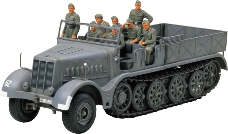 TAMIYA 300035239 – 1:35 WWII Special Automotive 9 Famo Half Chain, 18 Ton (8)