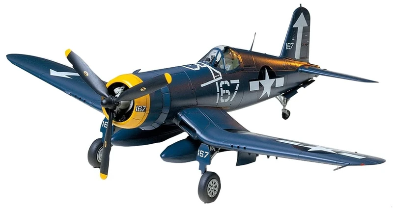 Tamiya 1/48 Vought F4U-1D Corsair Model Kit - Detailed Cockpit
