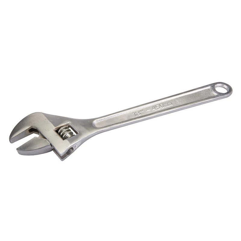 Silverline WR55 Adjustable Wrench Length 450 mm - Jaw 50 mm