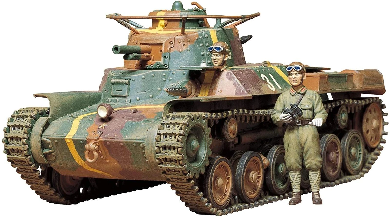 TAMIYA 300035075 1:35 WWII Japanese Military Tank Type 97 Chi-Ha (2)