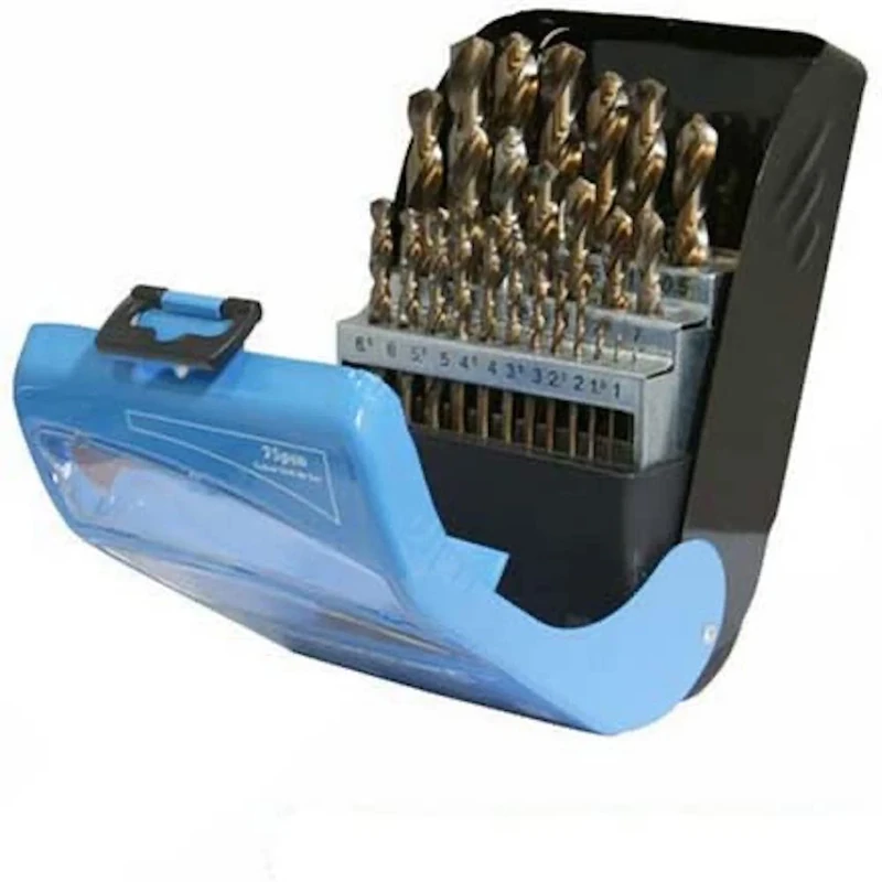 Silverline 783089 Cobalt Drill Bit Set 25pce 1 - 13 mm , Blue