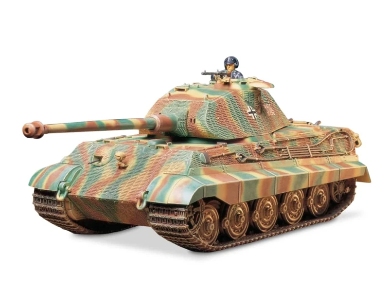 Tamiya 300035169 1:35 WWII King Tiger Porsche T Model Kit - 296mm
