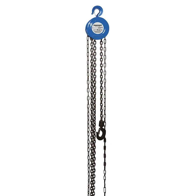 Silverline Chain Block 1000kg / 2.5m Lift Height (633705)