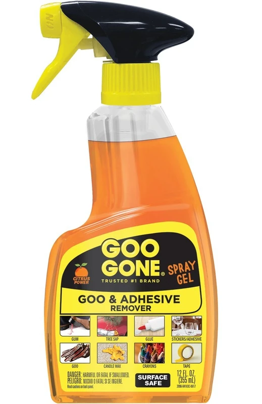 Goo Gone Adhesive Remover Spray Gel, 12 fl oz - 6 pack - Image 1