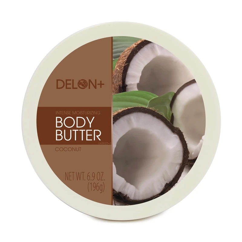 Delon+ Intensely Moisturising Luxurious Body Butter: COCONUT 200ml Tub