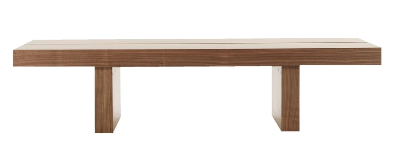 TemaHome Wood Honeycomb Panel Tokyo 150 cm Coffee Table with Walnut Veneer, 150 x 62 x 35 cm, Brown