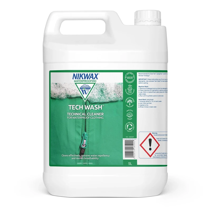 Nikwax Tech Wash Wash-In Cleaner - 5L