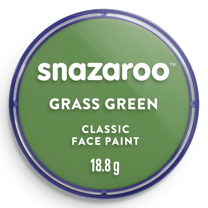 Snazaroo - Face and Body Paint, 18 ml, Grass Green, One Size (Colart 18477)