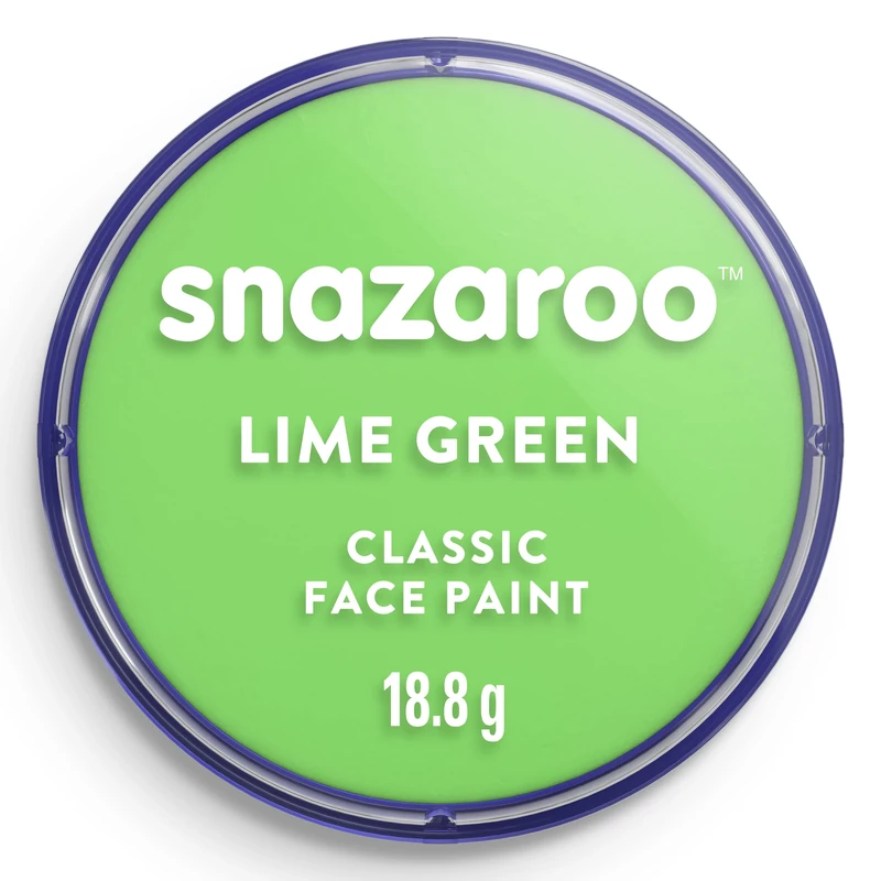 Snazaroo Lime Green Classic Face Paint - 18.8g Pack of 1