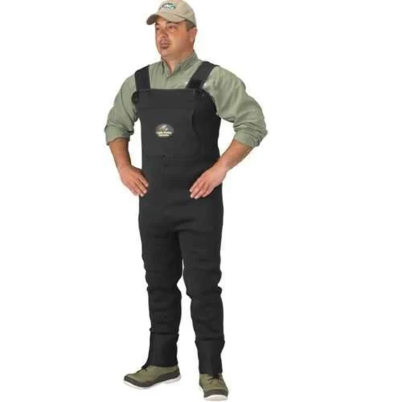 CA5901W-L Caddis Men's Neoprene Stockingfoot Waders - Large Green, Forest Green