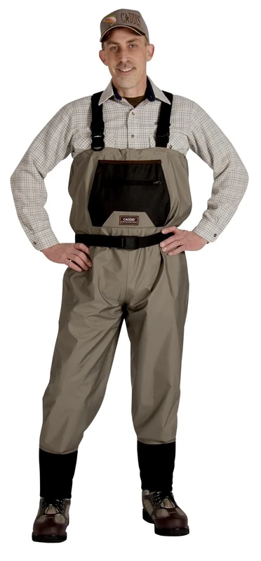 CA9901W-L Caddis Men's Breathable Stockingfoot Waders - Large Tan