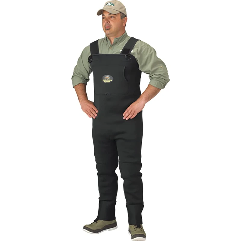Caddis Men's Green Neoprene Stocking Foot Wader, X-Large Long
