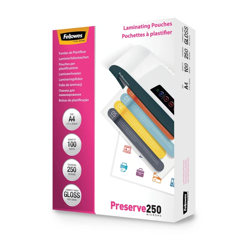 Fellowes Lam Pouch A4 500mic Preserve
