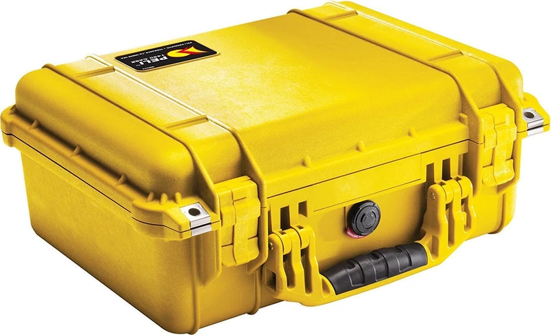PELI 1450 Waterproof Protective Case - 31L Yellow