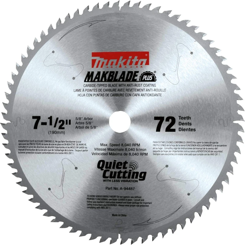 Makita A-94487 72T 7-1/2-Inch Blade