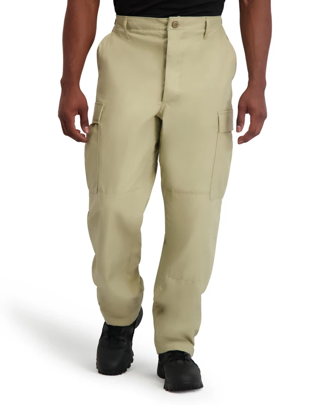 Propper Men's BDU Regular Trousers - Khaki, Large