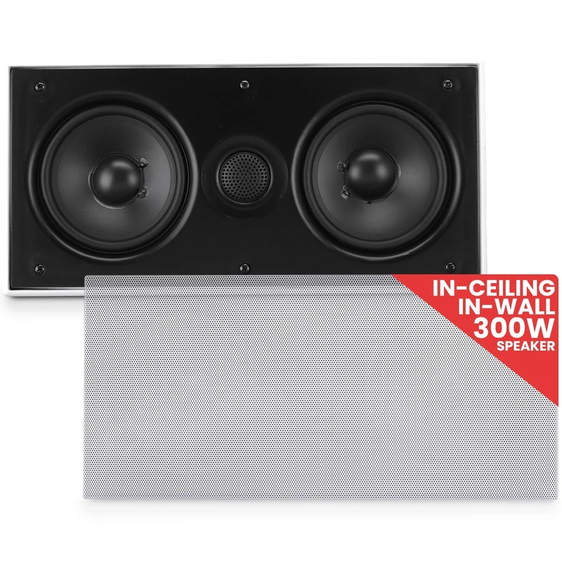 Pyle Home PDIWCS56 5.25 inch 2 Way Dual In Wall Center Channel Speaker System