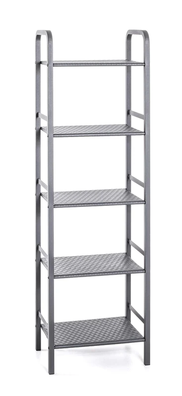 HAKU Möbel Rack Grey, Metal - Size: W 40 cm X H 137 cm X D 28 cm, Style: Modern