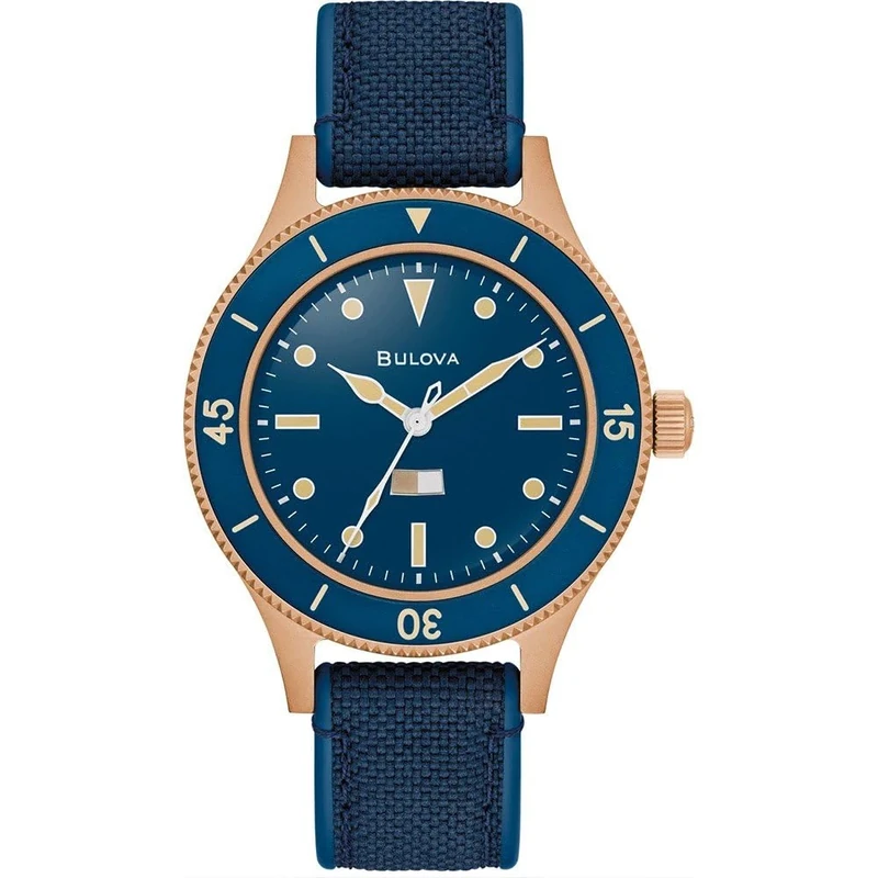 Bulova Men's Analogue Quartz Watch with Silicone Strap 98A325
