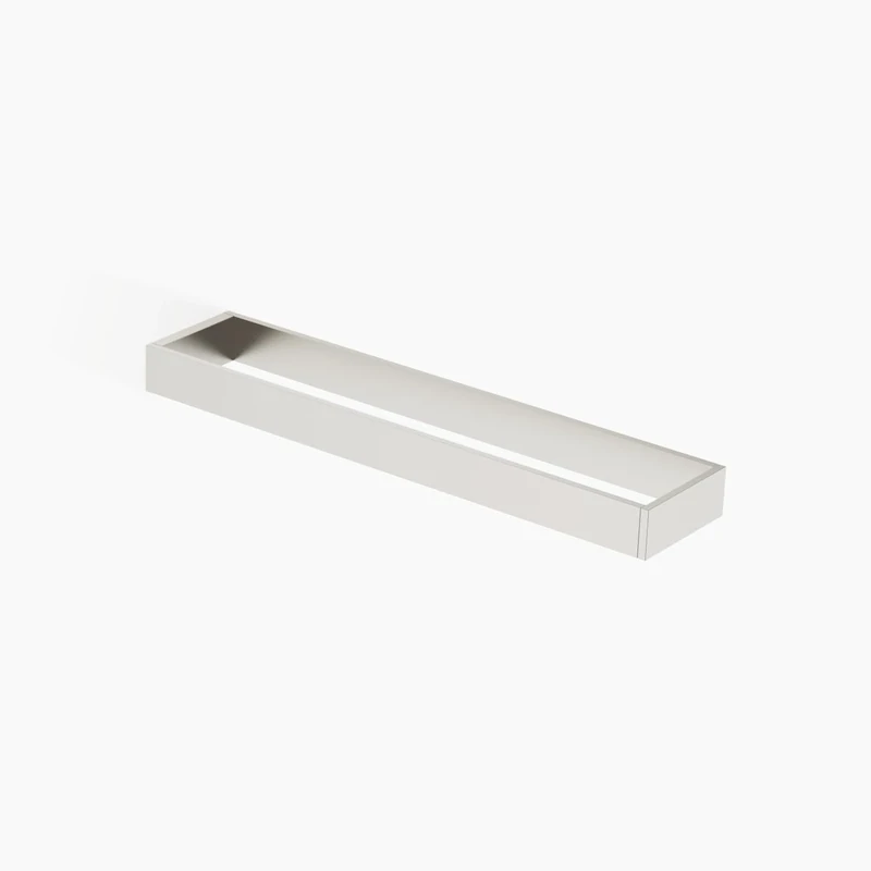 Dornbracht MEM Handtuchhalter, 2-armig, starr platin matt 83210780-06 Breite 90 mm Höhe 35 mm - Image 1