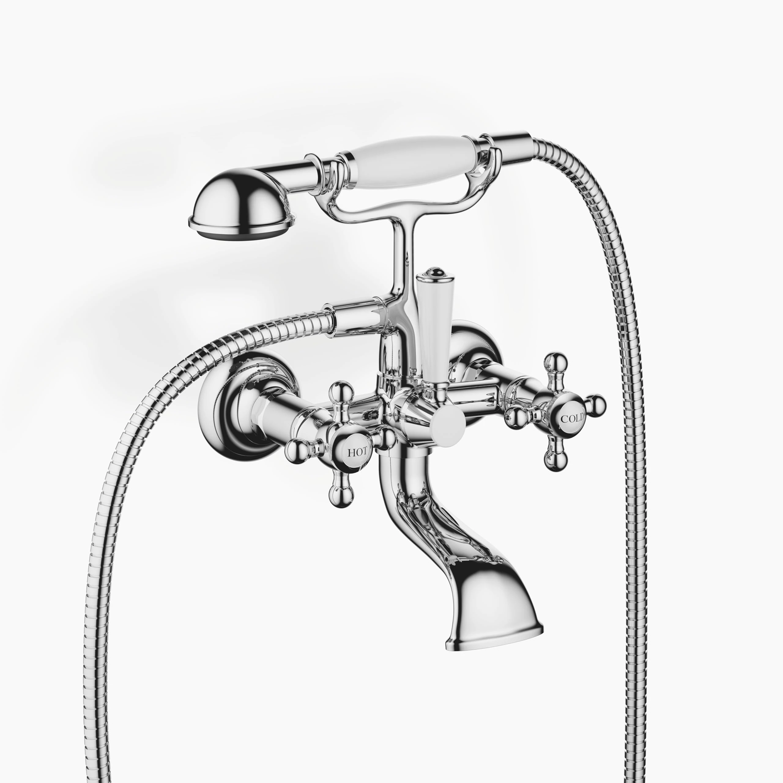 Dornbracht Madison Bath Mixer 25 023 360 for Wall Mounting 16 cm Chrome with Drain Fitting 25.023.360, 25023360 00