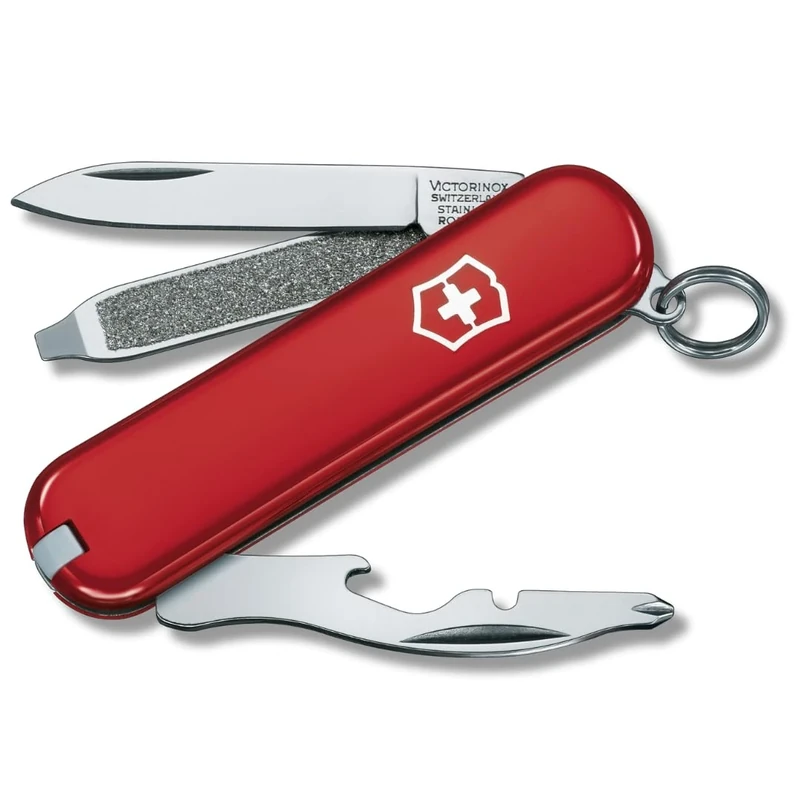 Victorinox Rally Swiss Army Knife Small Multi Tool - 9 Functions Red