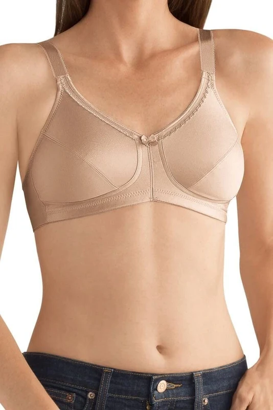 Amoena Women's Rita Wire-Free with Coolmaxa Pockets Bra, Opaque, Nude, 38C