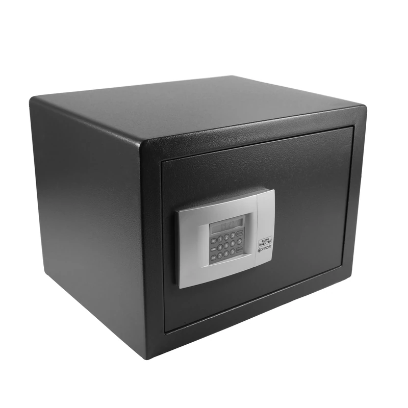 Burg-Wächter PointSafe P 3 E Furniture Safe with Electronic Combination Lock, For Wall and Floor Mounting, Black