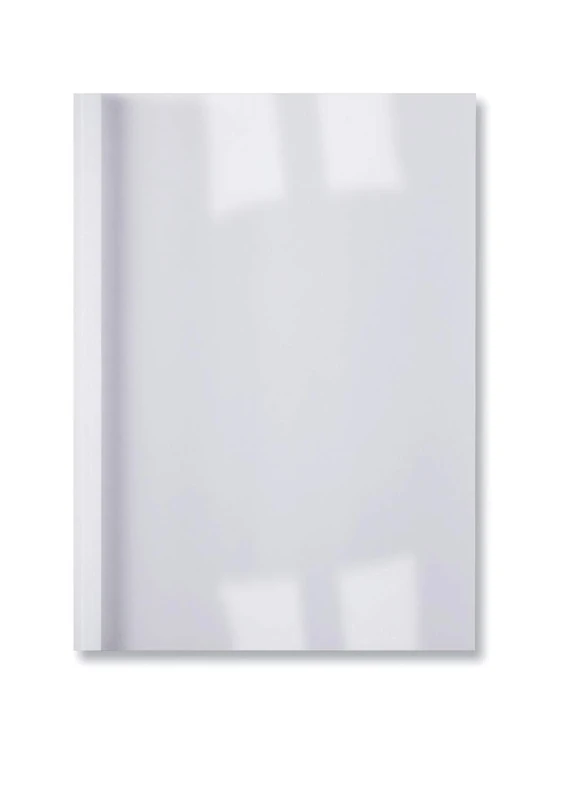 GBC LinenWeave Thermal Binding Covers, 3mm, 30 Sheet Capacity, A4, White, Pack of 100, IB386312