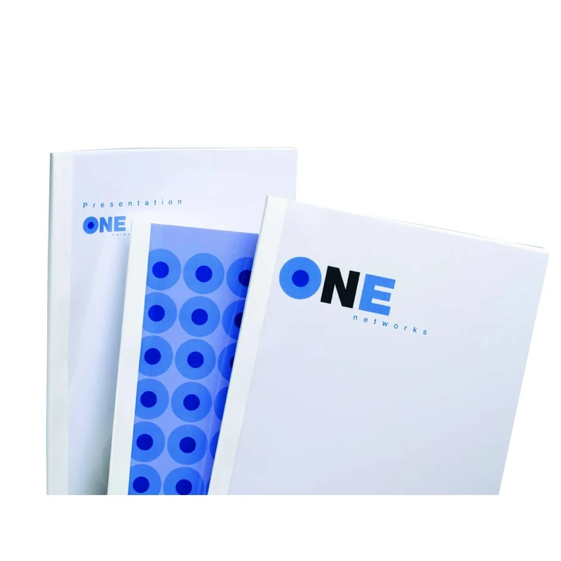 Kensington Standard Thermal Binding Covers 35mm White (50) - binding covers (White)