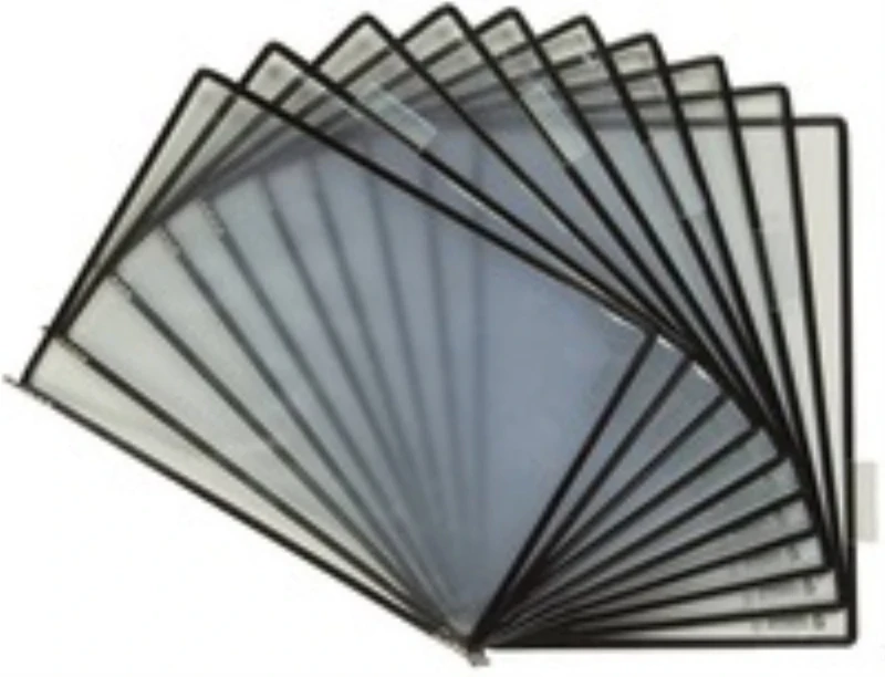 Tarifold Sterifold Pockets PVC Clear Anti-microbial Pivoting for Display System A4 Black Ref TAA114507 [Pack of 10]