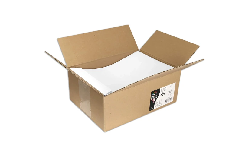 Clairefontaine 7070C Carton of 200 Self-adhesive Pockets in Bulk 22,9x32,4cm 120g/m² White Invitation Events Correspondence Range Pollen Smooth Premium Paper