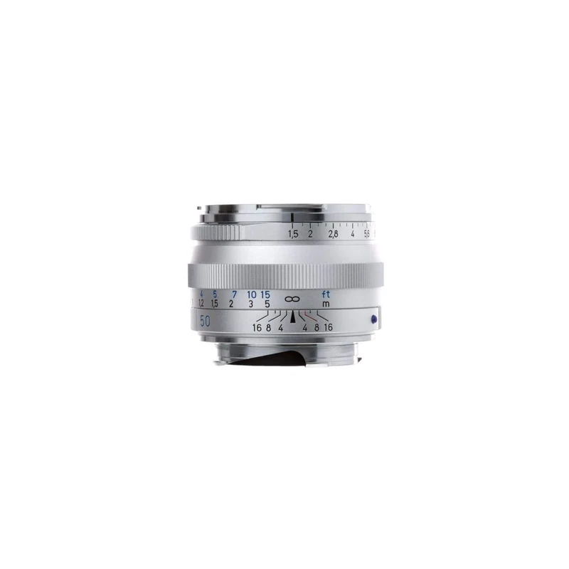 ZEISS Ikon C Sonnar T* ZM 1.5/50 Standard Camera Lens for Leica M-Mount Rangefinder Cameras, Silver