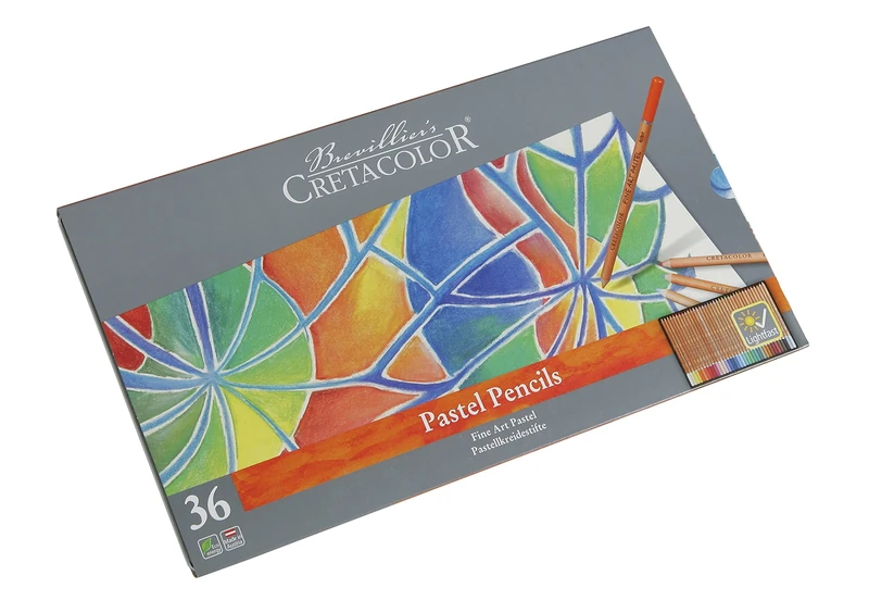 Cretacolor Fine Art Pastel Lightfast 36 Pencils Set in Tin Box