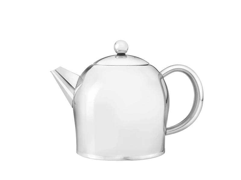 Bredemeijer 5306MS Teapot Minuet Santhee Metal 1 Liter, Inoxidable, Silver