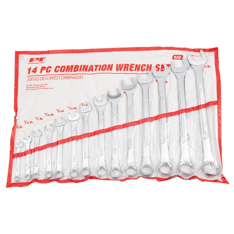 14 Piece Combo Wrench Set - SAE