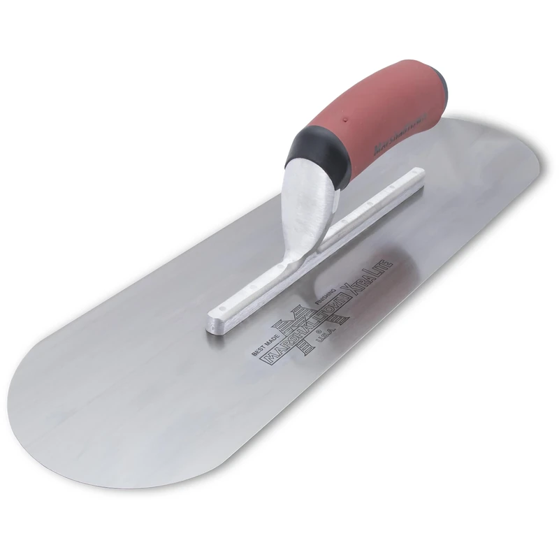 MARSHALLTOWN Pool Trowel, 16 x 4 1/2 inches, Concrete, DuraSoft Handle, XtraLite Mount, Made in The USA SP16SD