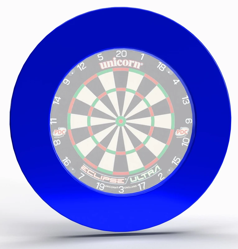 Unicorn Dartboard Backboard Surround | Professional | Ultra-Heavy-Duty High Density Injection Moulded EVA Plastic | No Fixings Required | Blue