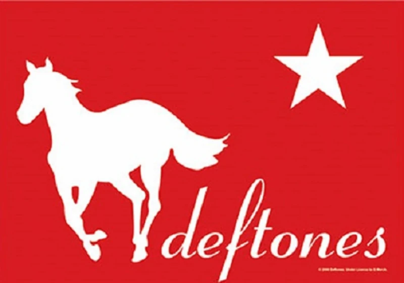 Heart Rock Official Deftones White Pony Poster Flag - Polyester - Image 1