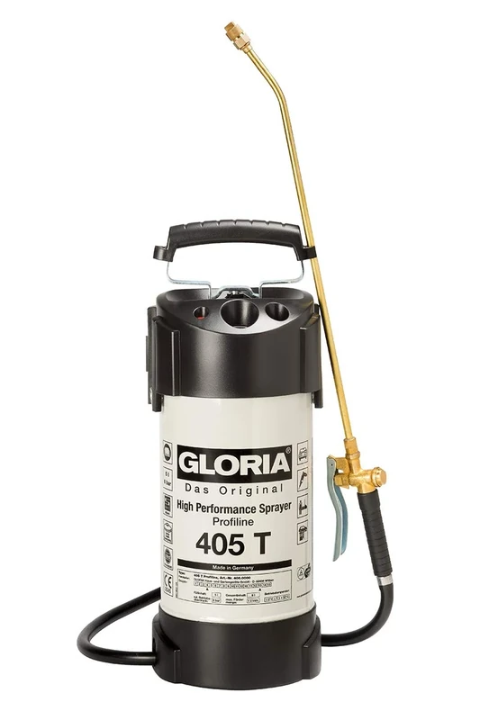 Gloria "405 T Profiline" High Performance Sprayer, White/Black, 22.5x22.5x58 cm