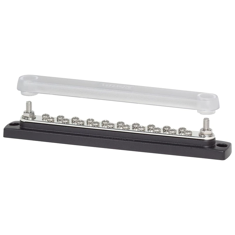 Blue Sea Systems 2312 BUSBAR 150 AMP 20X8-32 W/COVR