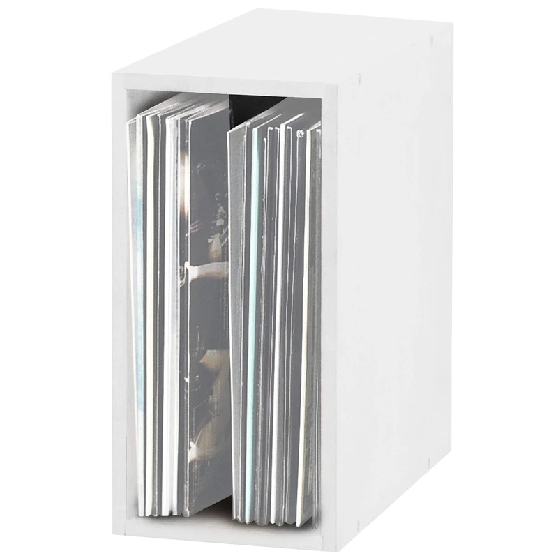 Glorious Record Box 55 (White) - 12-inch Vinyl Storage