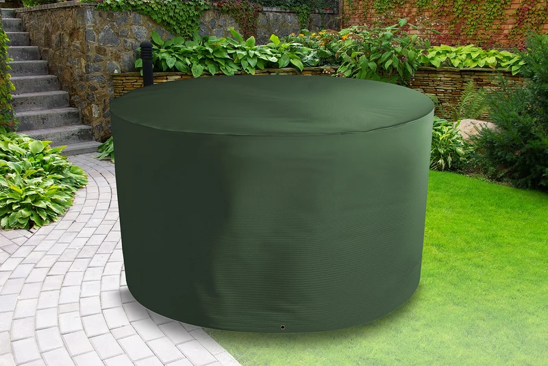 Bosmere Protector 6000 | Circular Garden Table Cover | D 102cm H 71cm | 100% Waterproof, UV Protected, Heavy Duty 600D | 6 Year Guarantee | C540