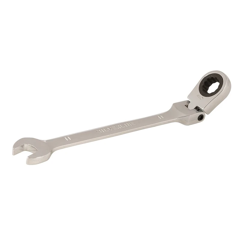 Silverline 457016 Flexible Head Ratchet Spanner 11 mm
