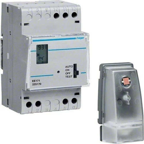 Hager – ee171 – INT Twilight Surface Case interruttore. Weekly Programme 1 Com., 16 A - Image 1